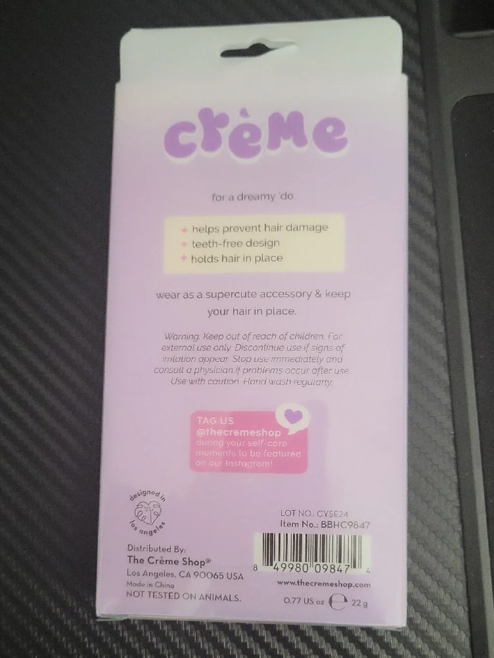 crème Beary Cute Pastel Bear Hair Clips -‎ Set of 4